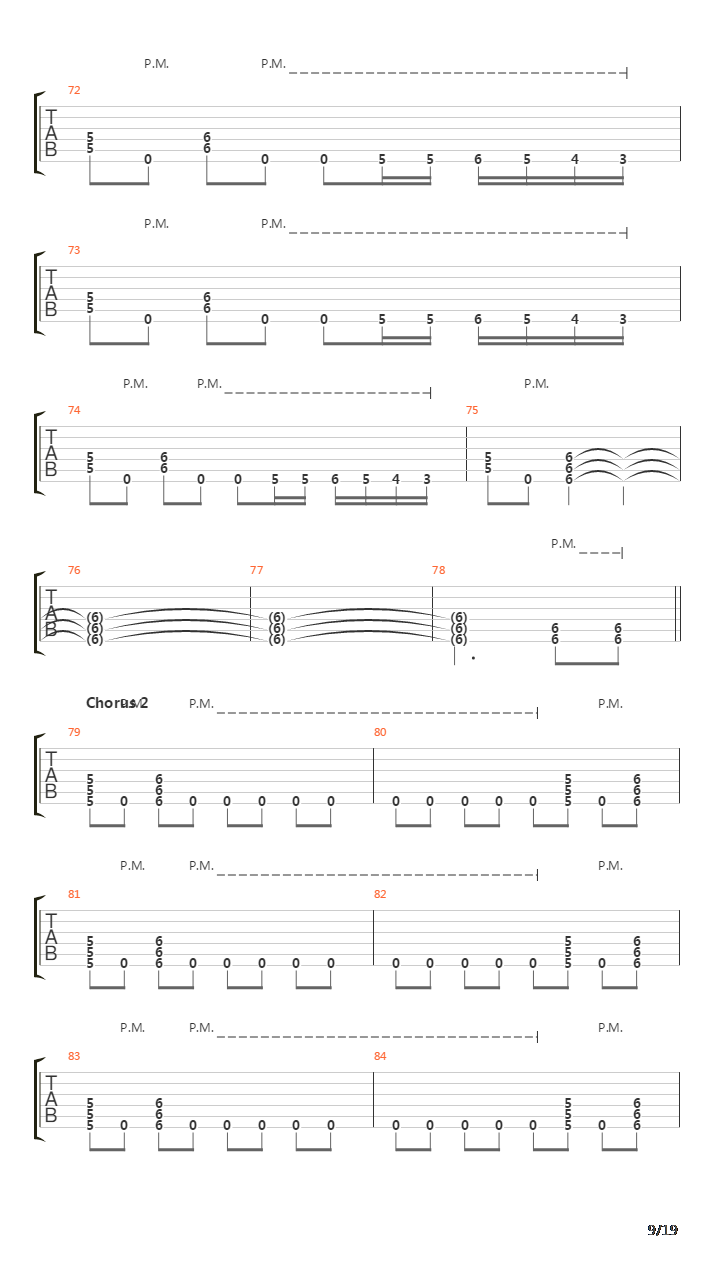 Flame吉他谱