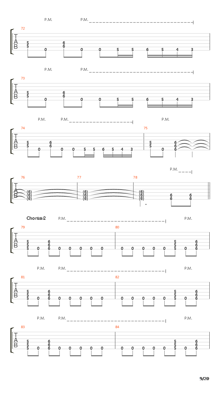 Flame吉他谱