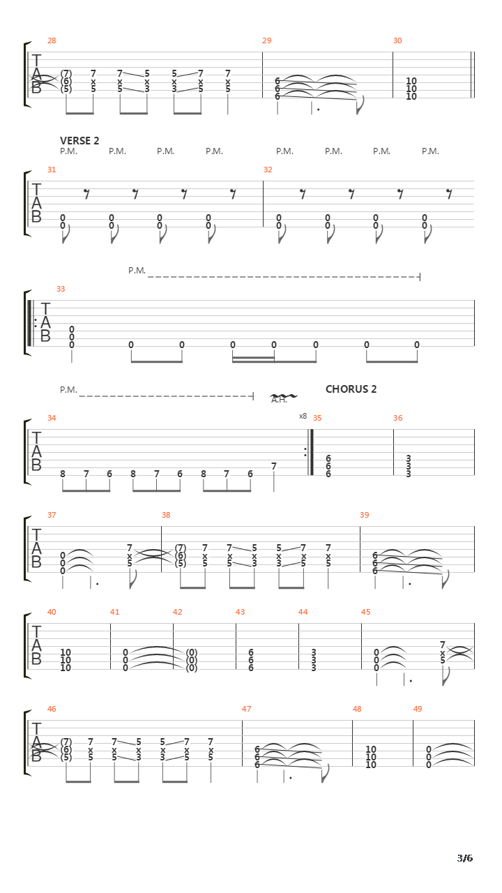 Gag吉他谱