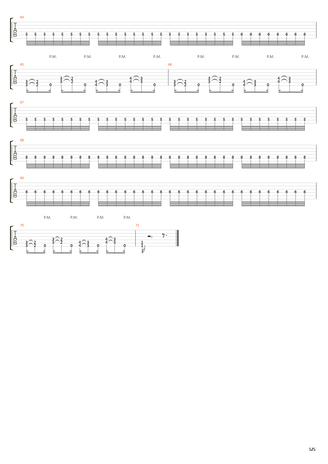 Needle吉他谱