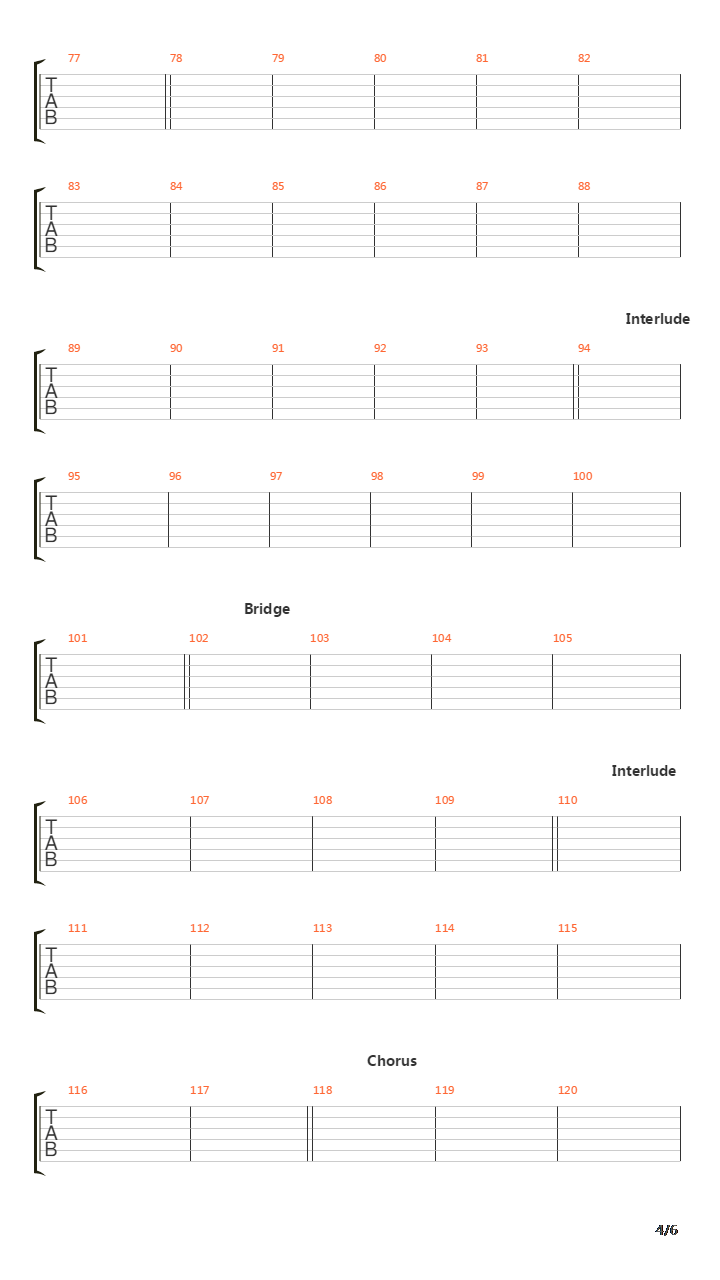 Secrets Of The Dead吉他谱