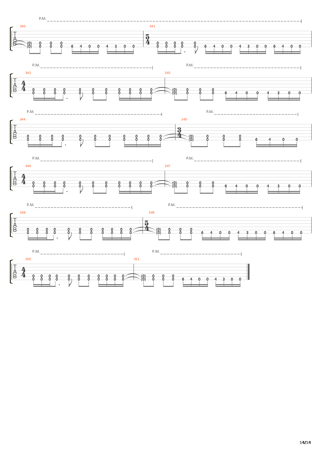 Six吉他谱