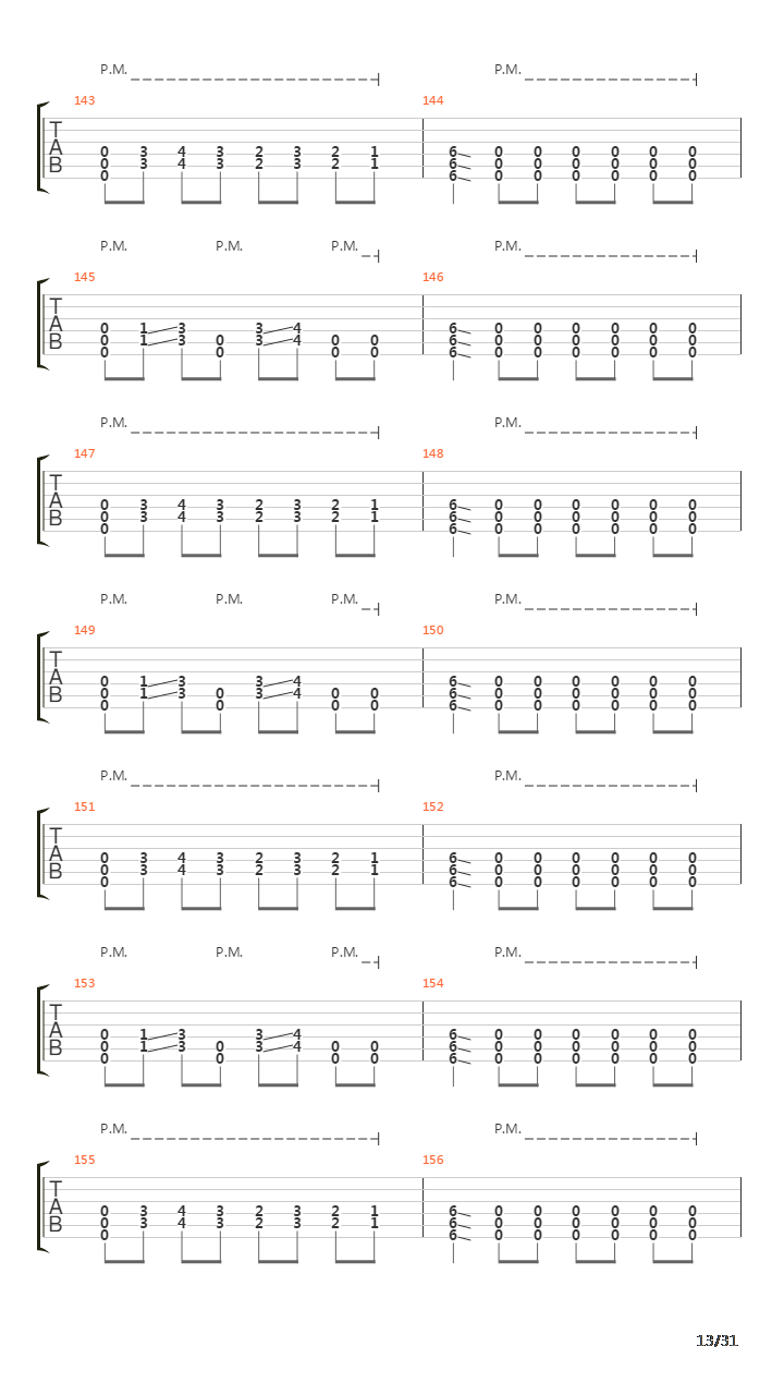 Six吉他谱