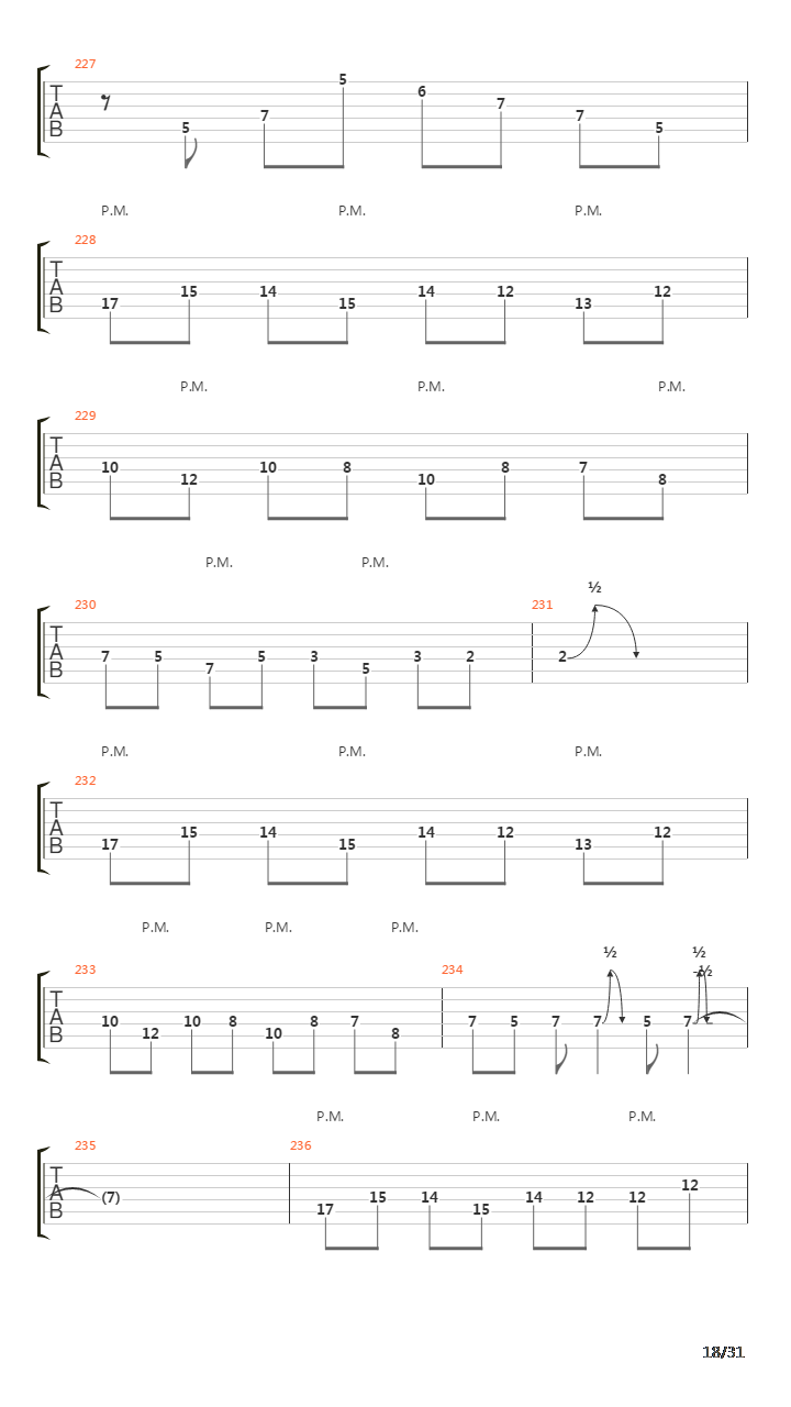 Six吉他谱