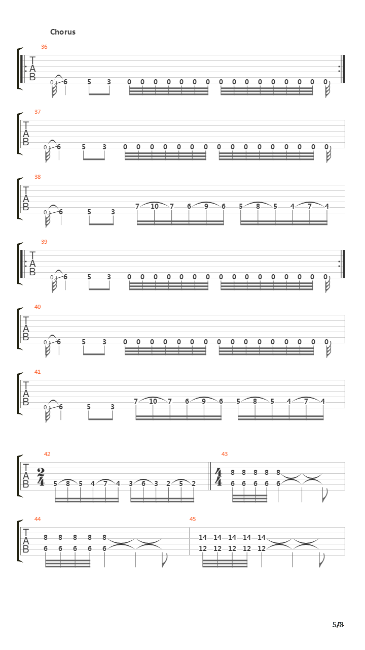 The Dehumanizing Process吉他谱