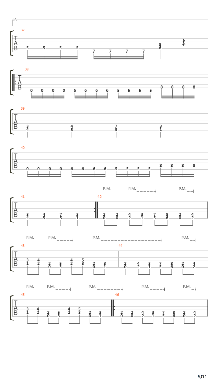 Crown Of Horns吉他谱