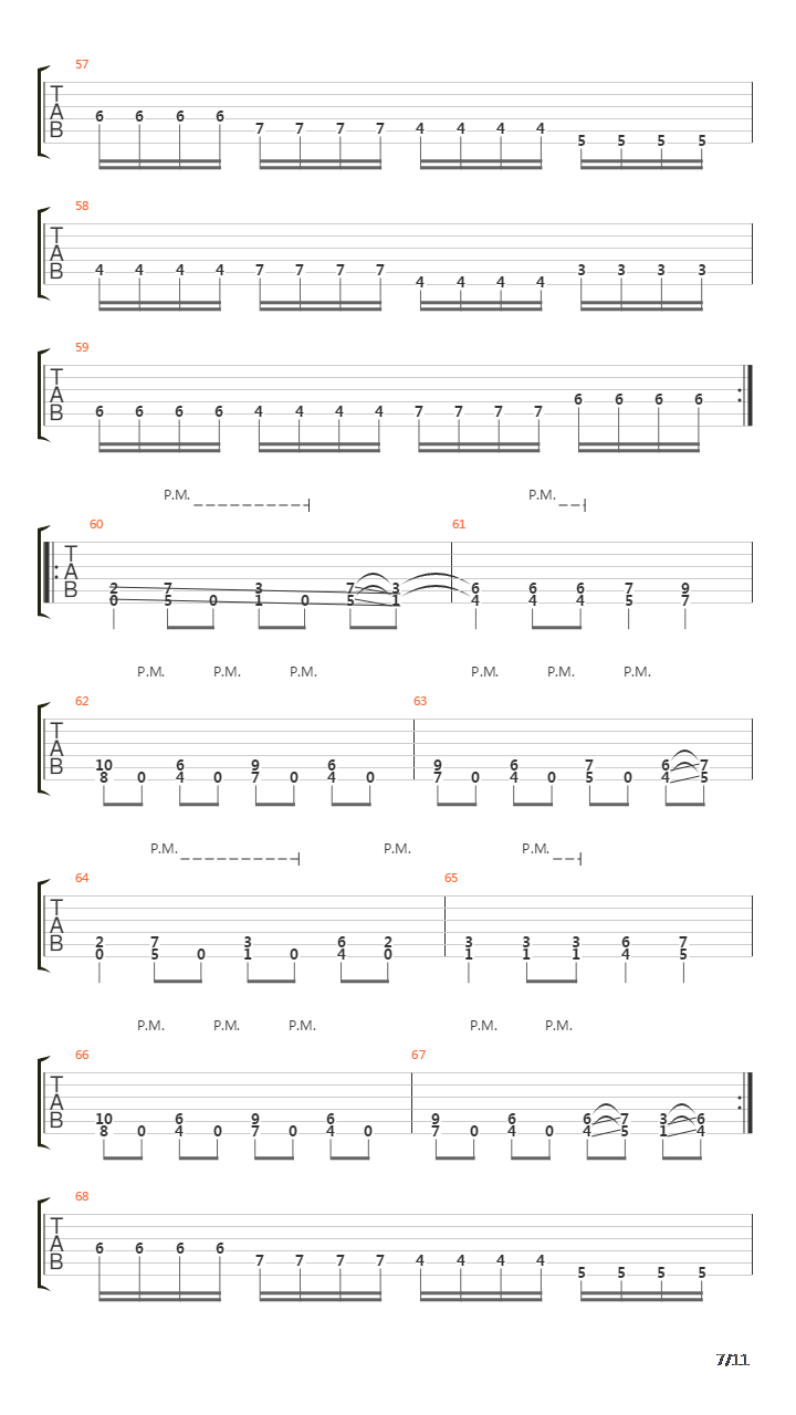 Crown Of Horns吉他谱