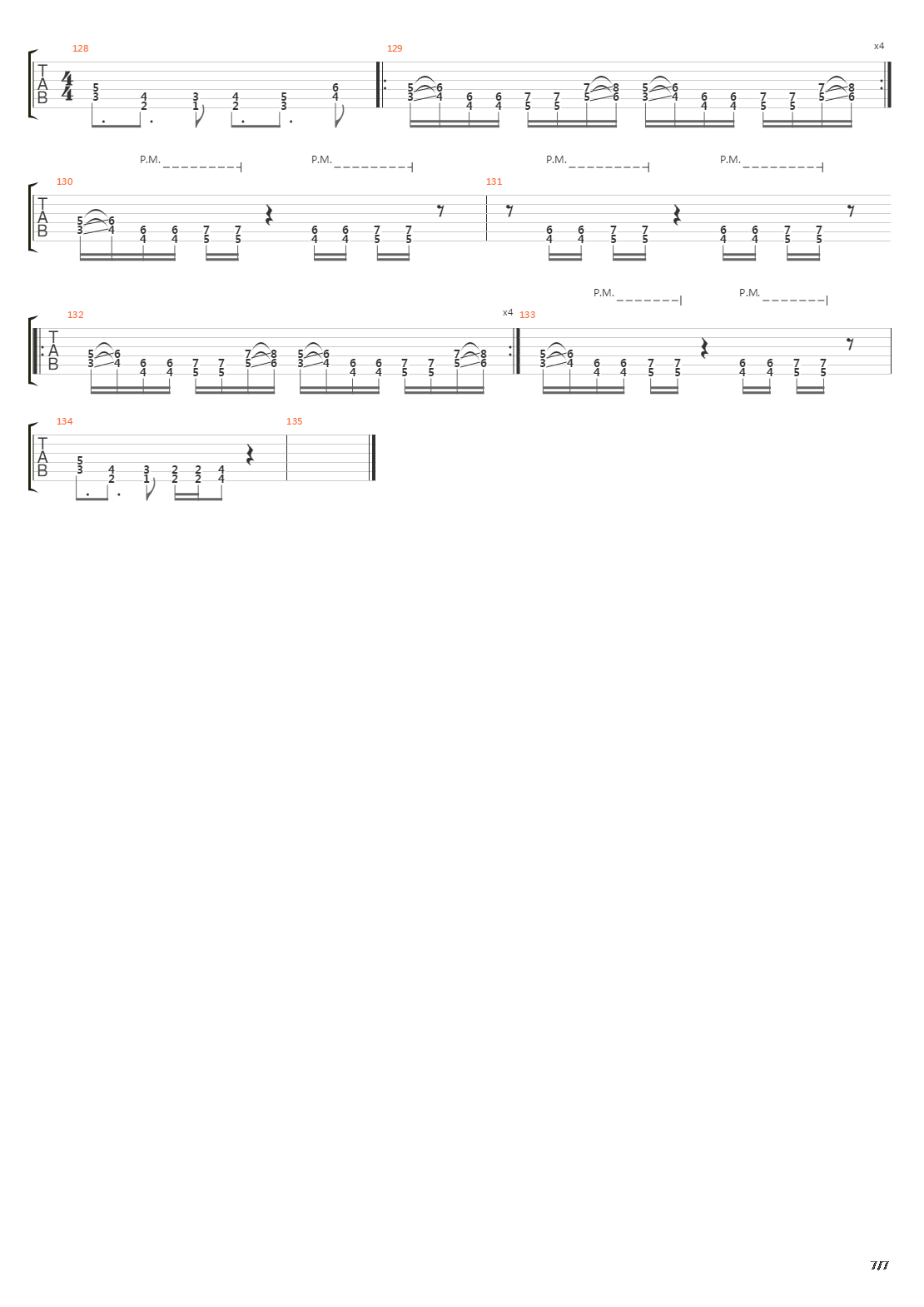 Emaciate吉他谱