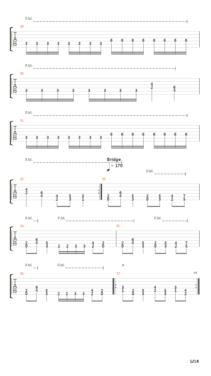 Gravaged A Cryptopsy吉他谱