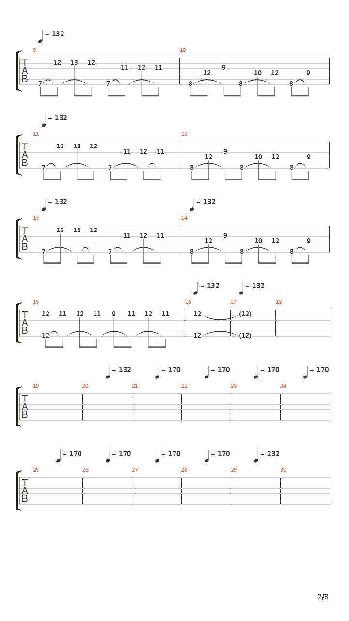 Phobophil吉他谱