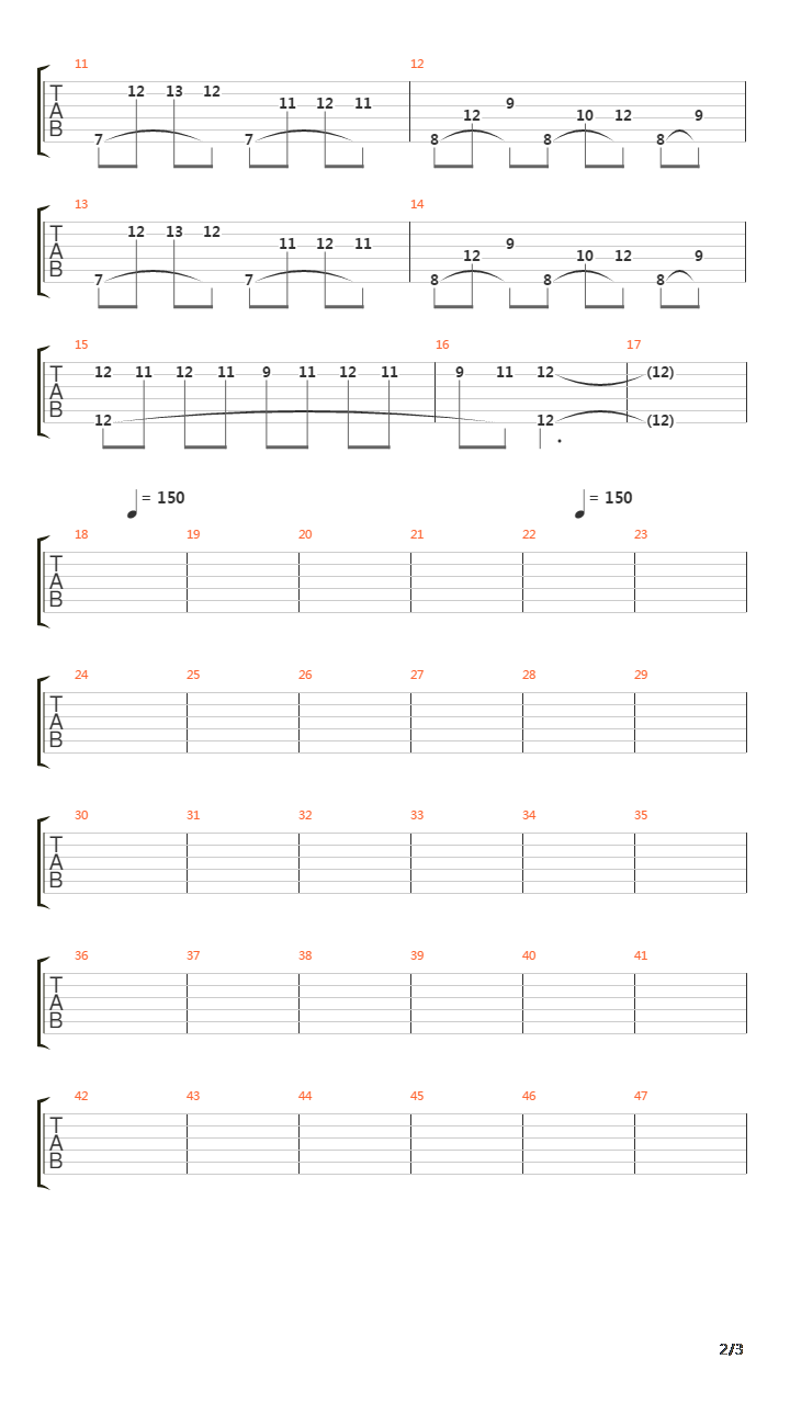 Phobophile吉他谱