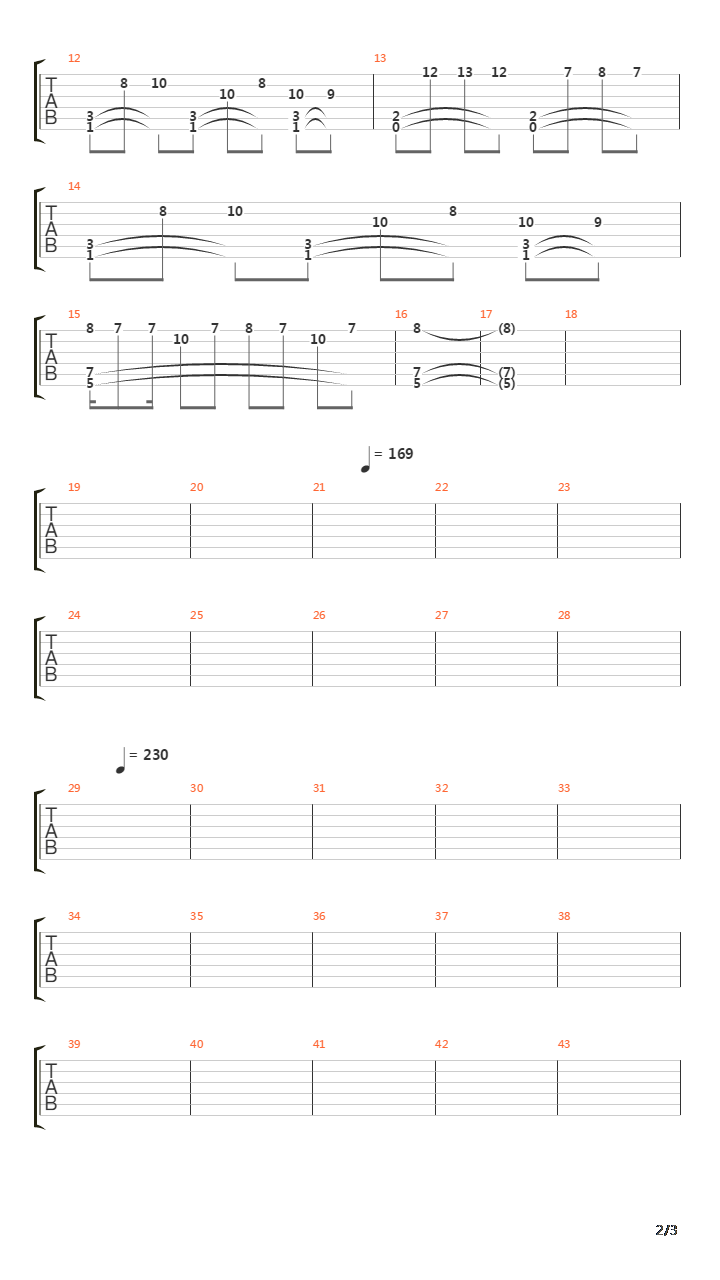 Phobophile吉他谱