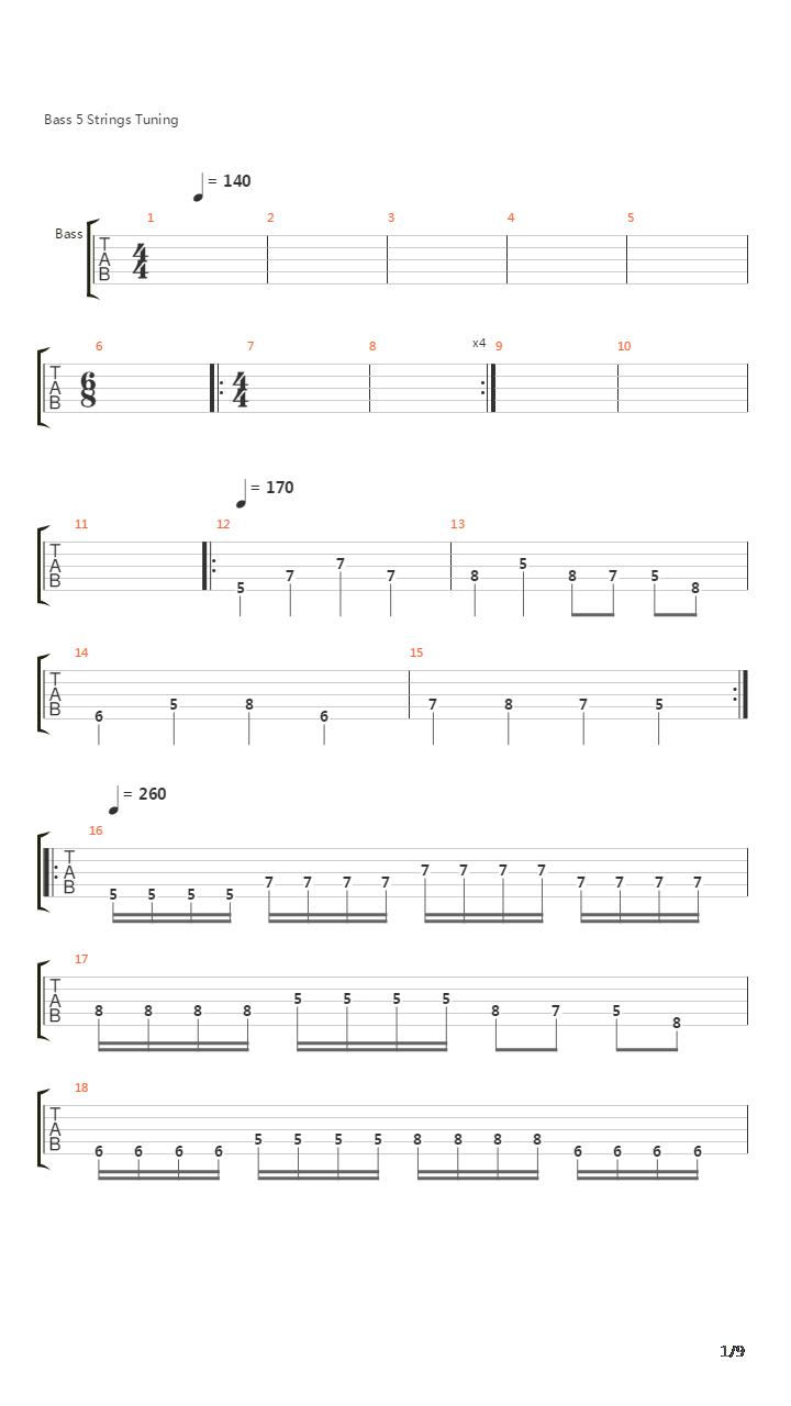 Phobophile吉他谱