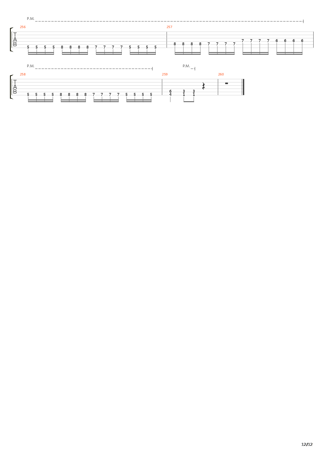 Phobophile吉他谱