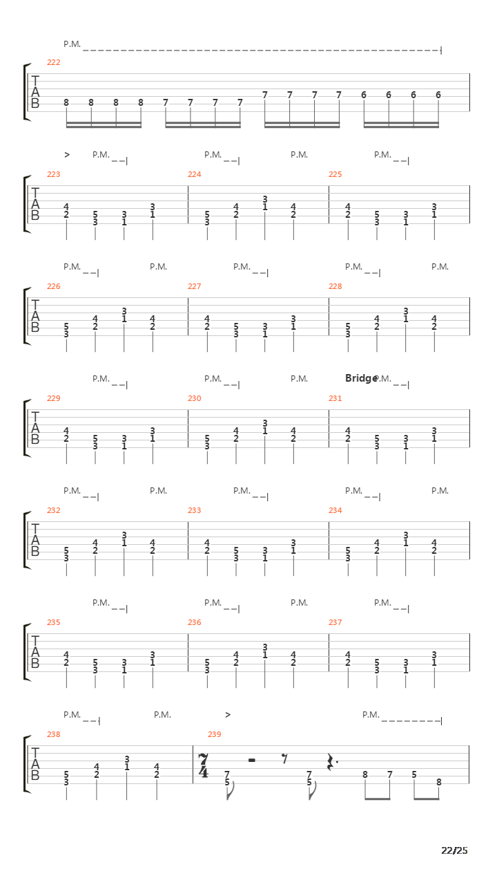 Phobophile吉他谱