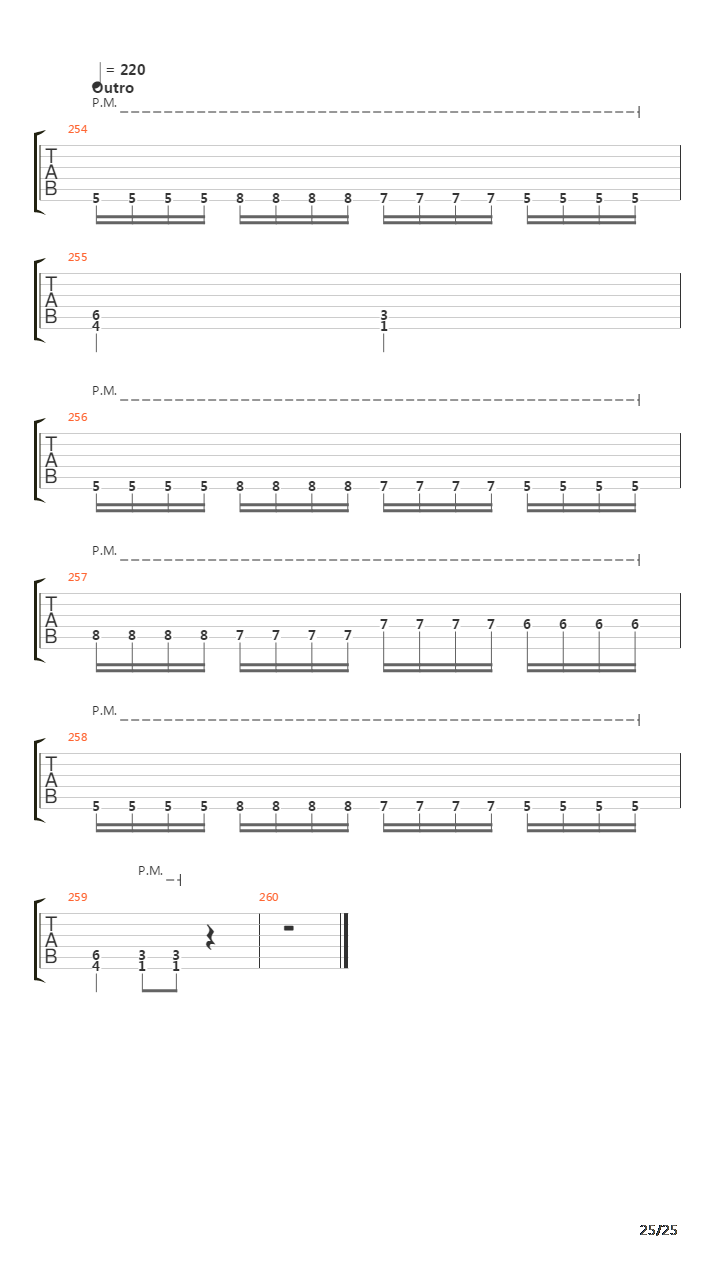 Phobophile吉他谱