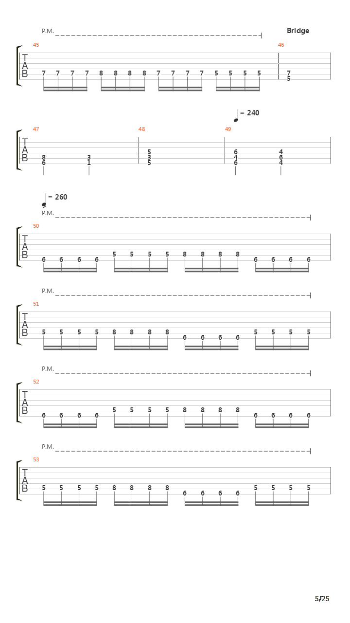 Phobophile吉他谱