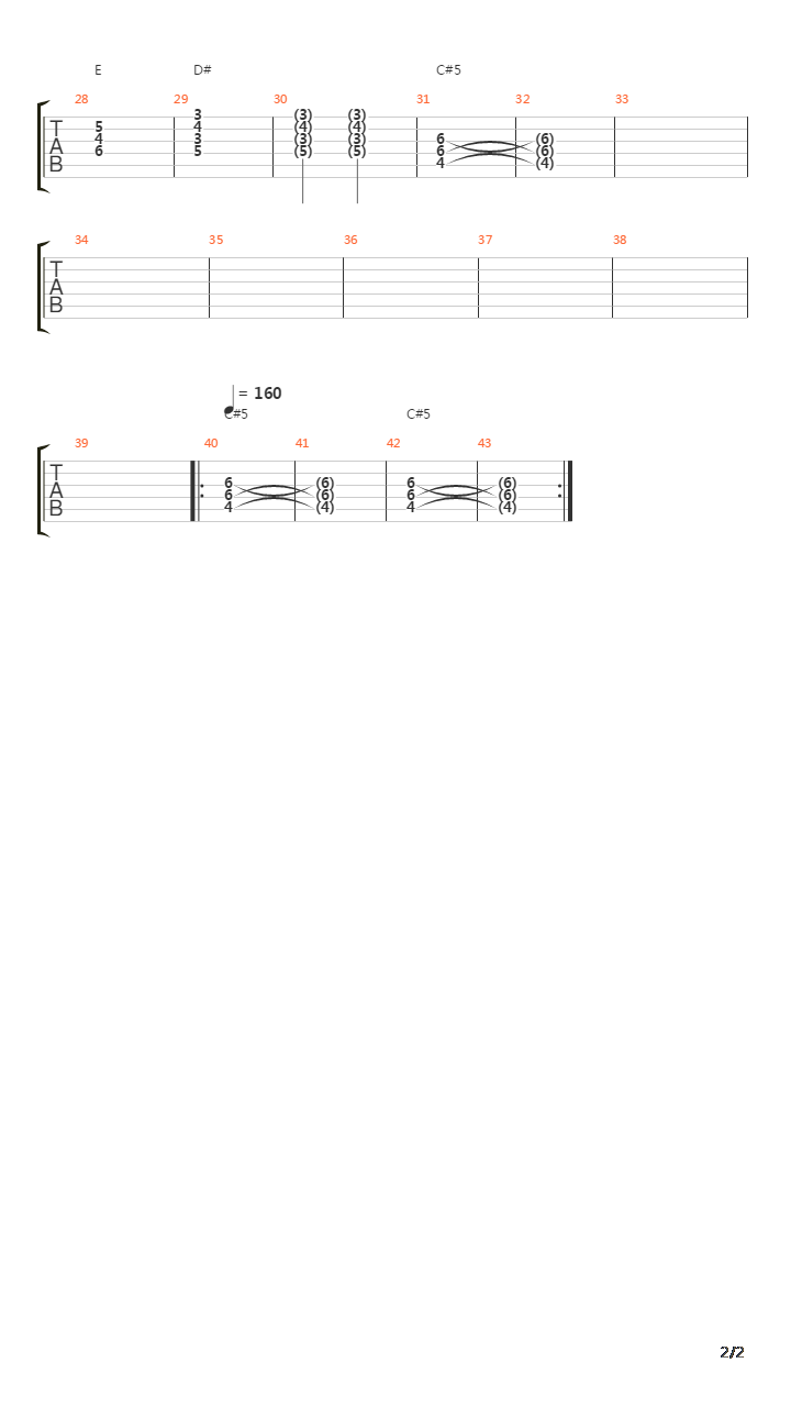 Adagio For Tron吉他谱