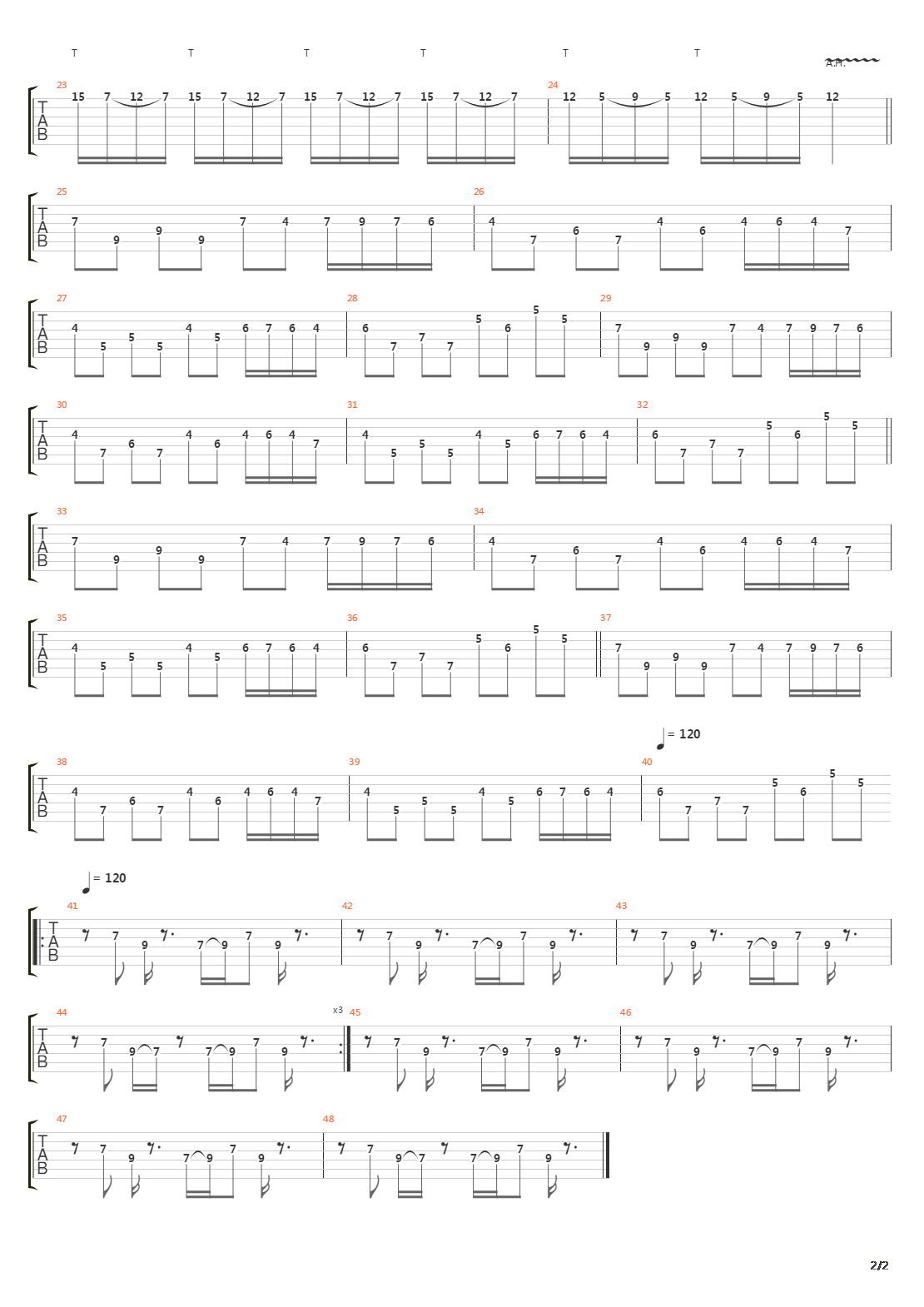 Aerodynamic吉他谱