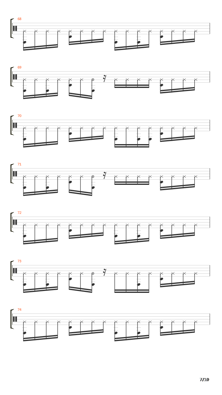 Fragments Of Time吉他谱