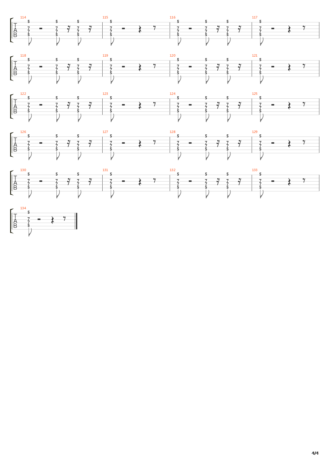 Robot Rock吉他谱