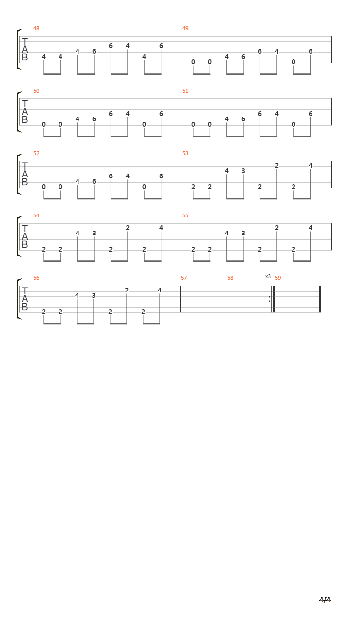 Tron End Titles吉他谱