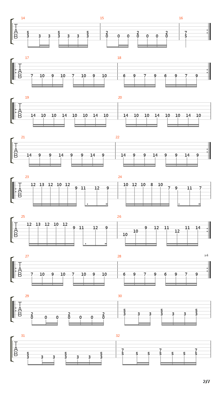 Mais Of Orleans吉他谱