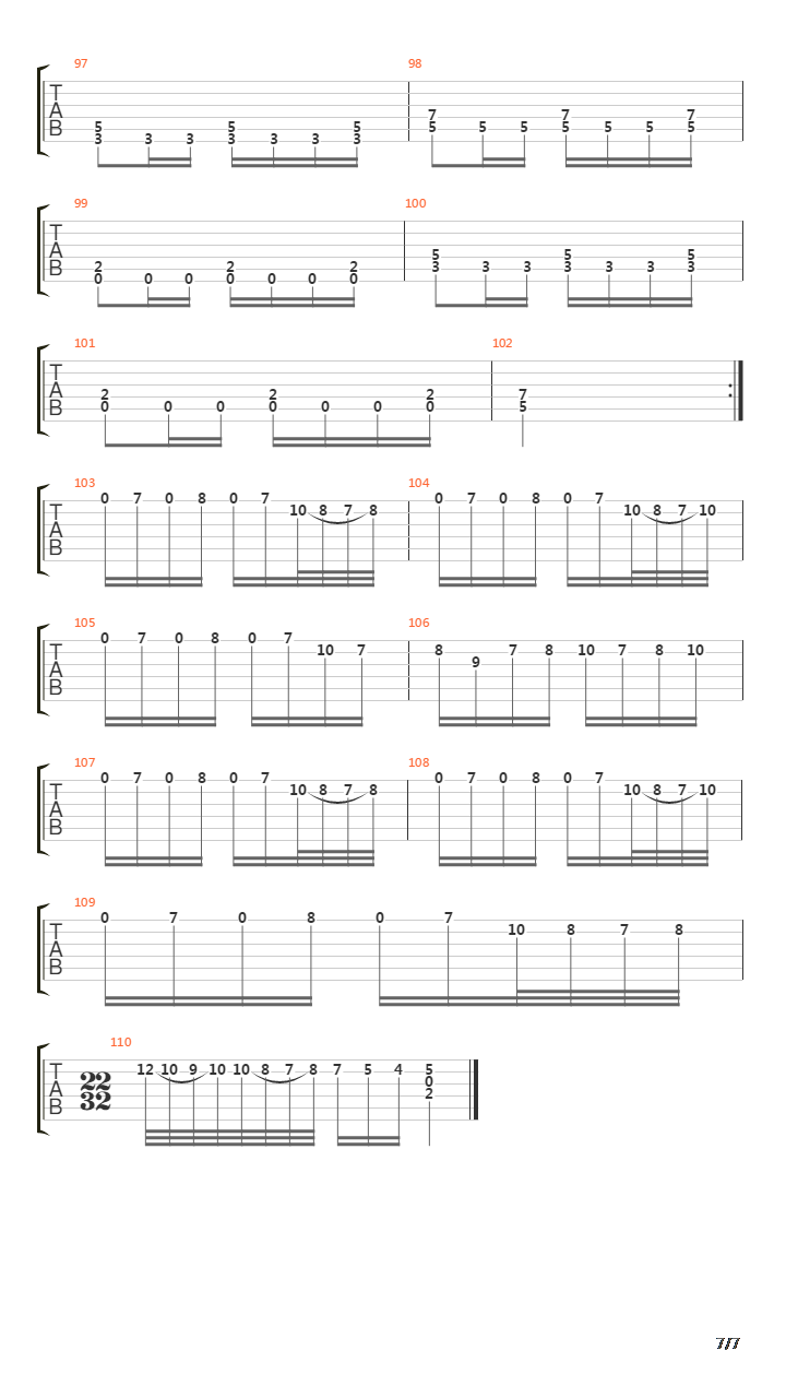 Mais Of Orleans吉他谱