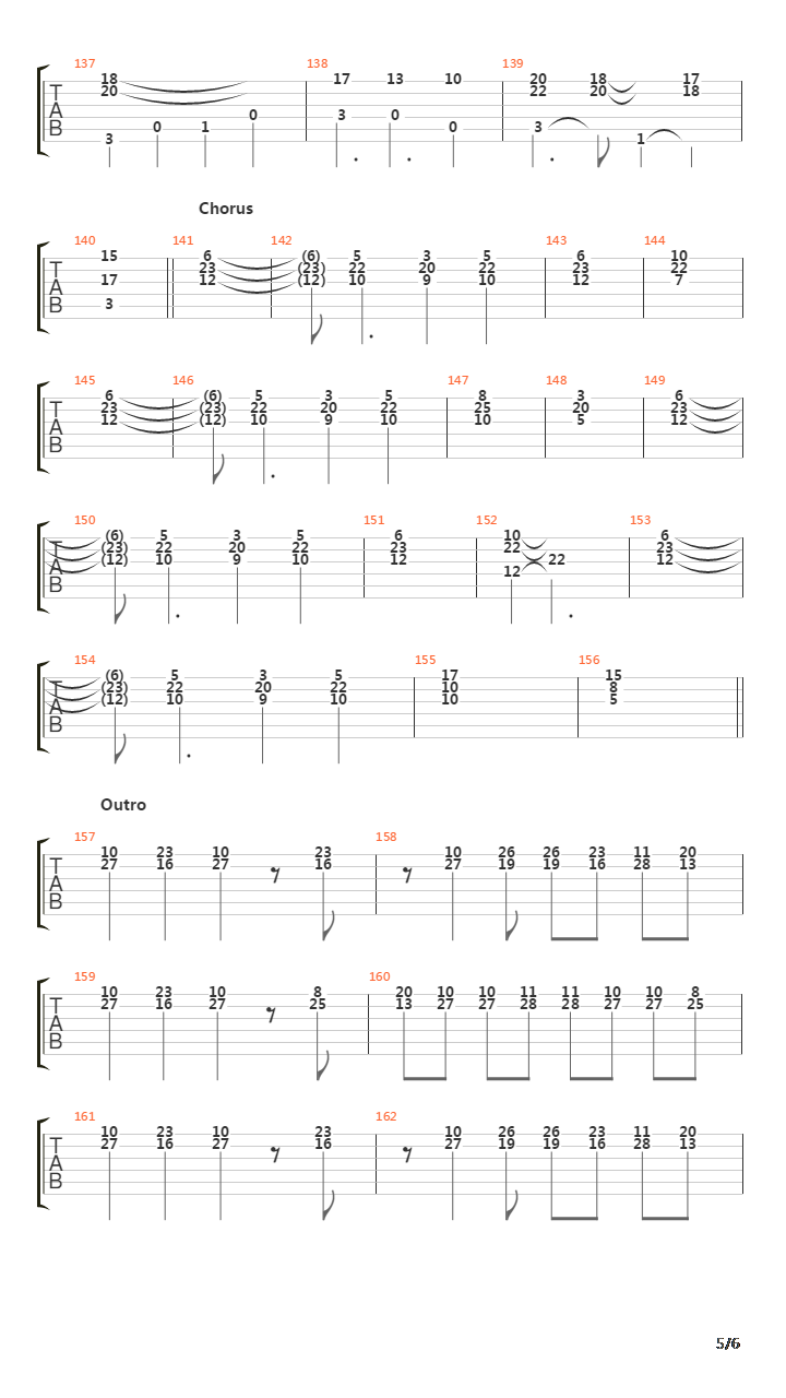 The Chariot吉他谱