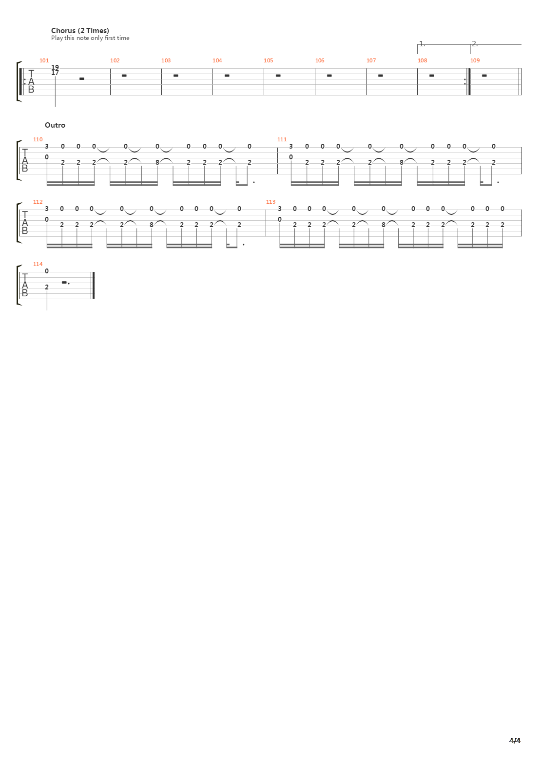 The Fool吉他谱