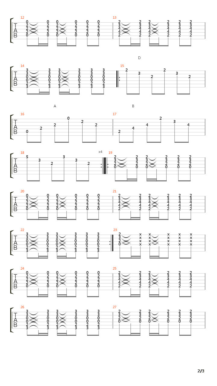 Age Six Racer吉他谱