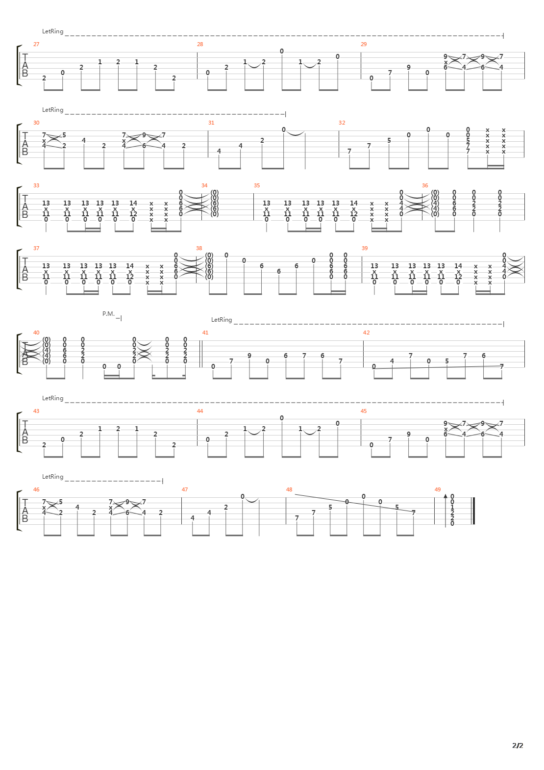 Standard Lines吉他谱