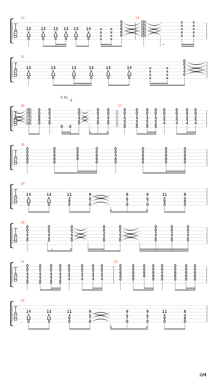 Standard Lines吉他谱