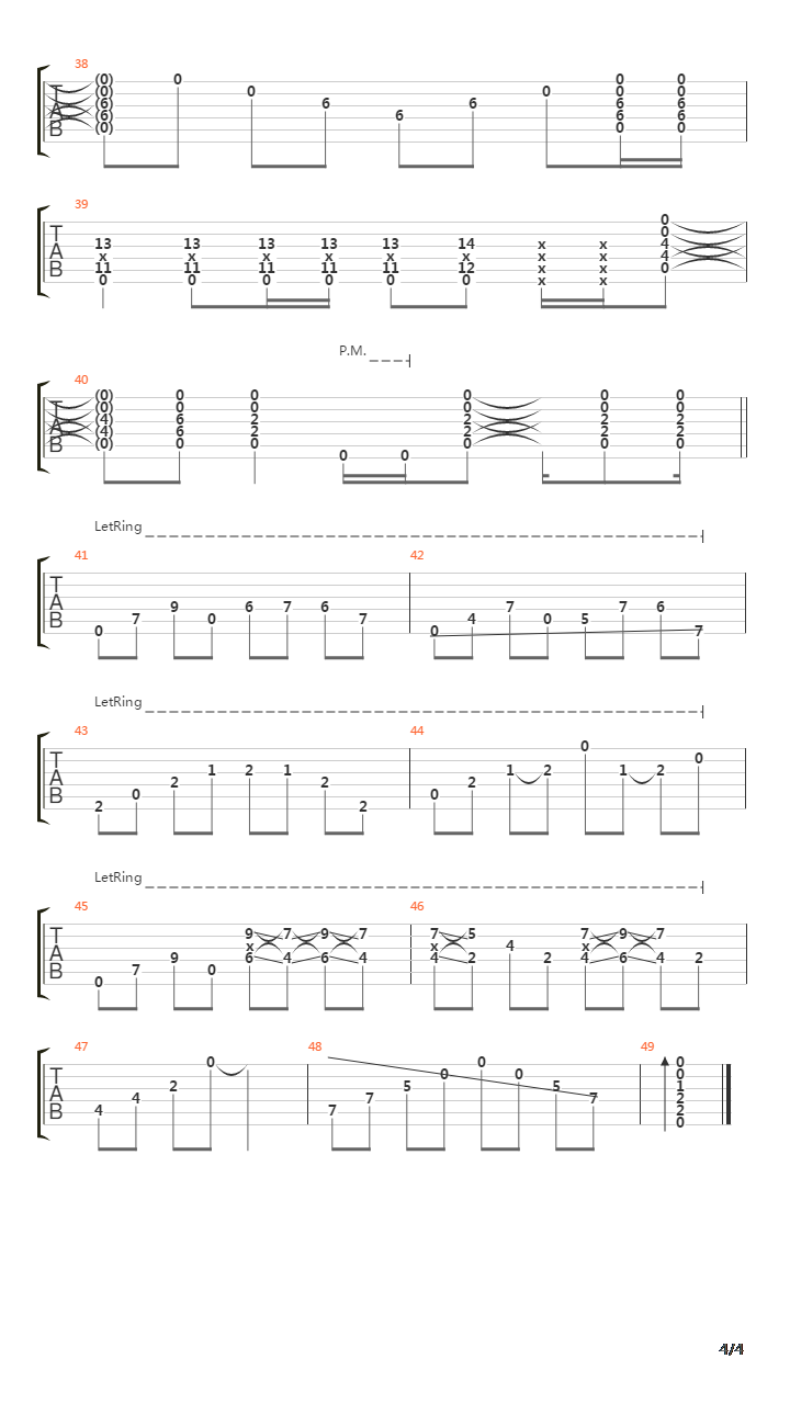 Standard Lines吉他谱