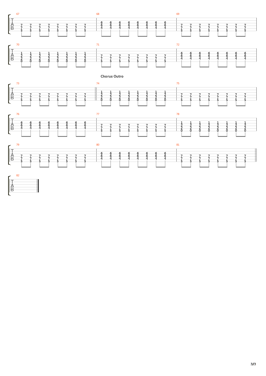 Stolen吉他谱