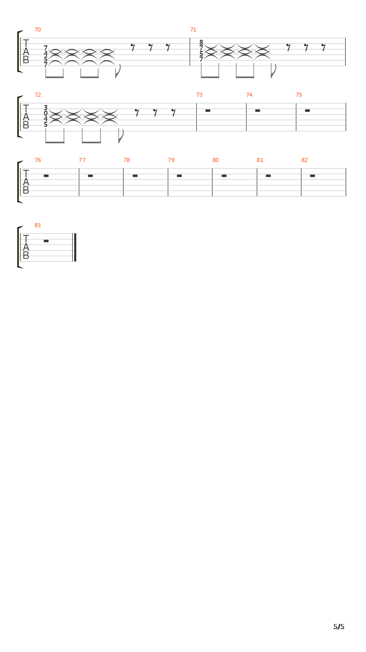 41吉他谱