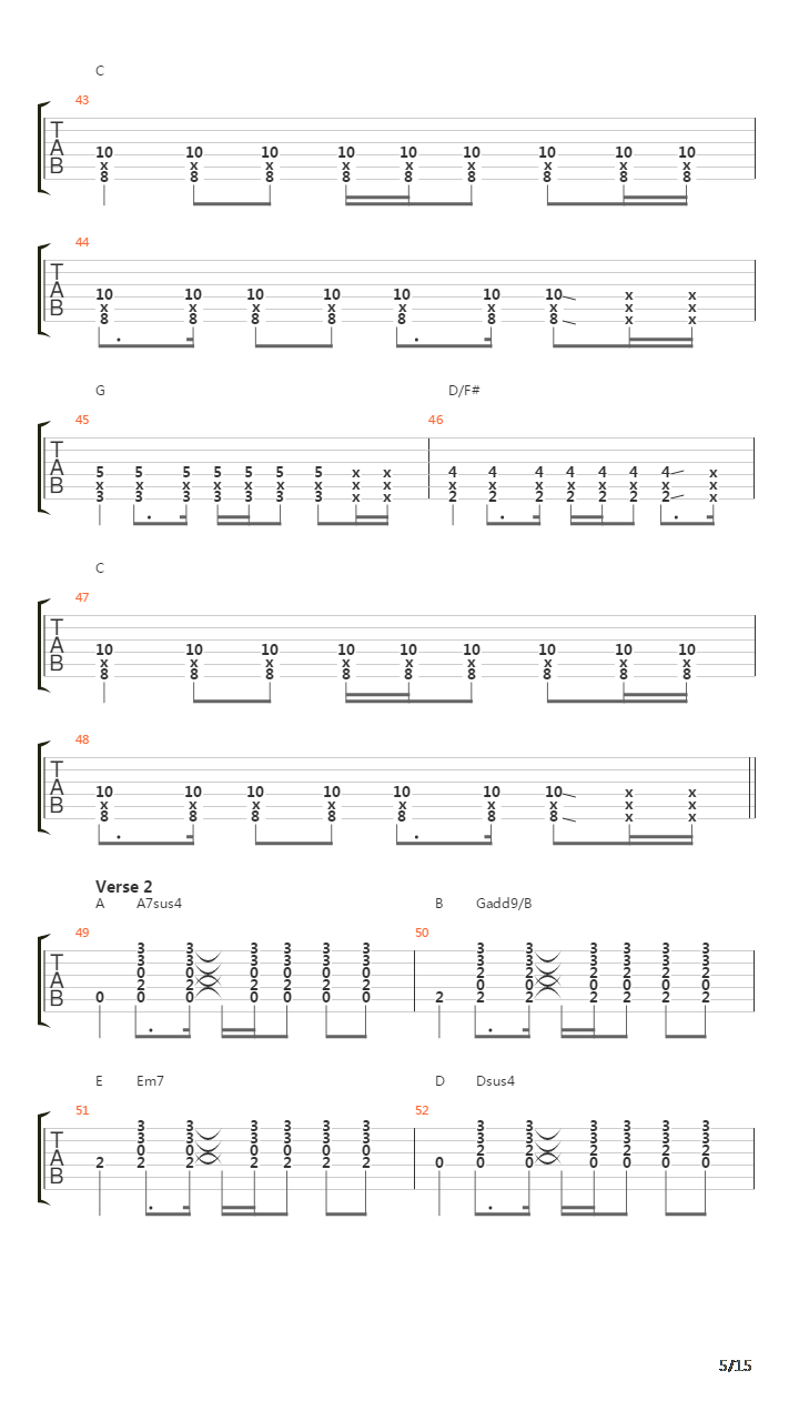 41吉他谱
