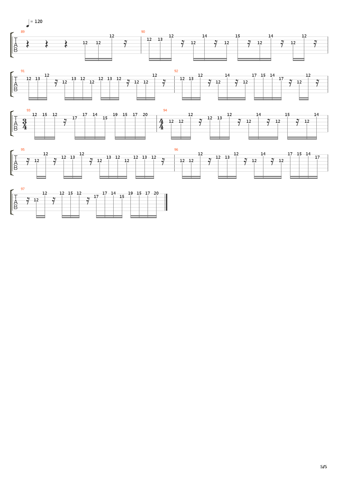 Lost吉他谱