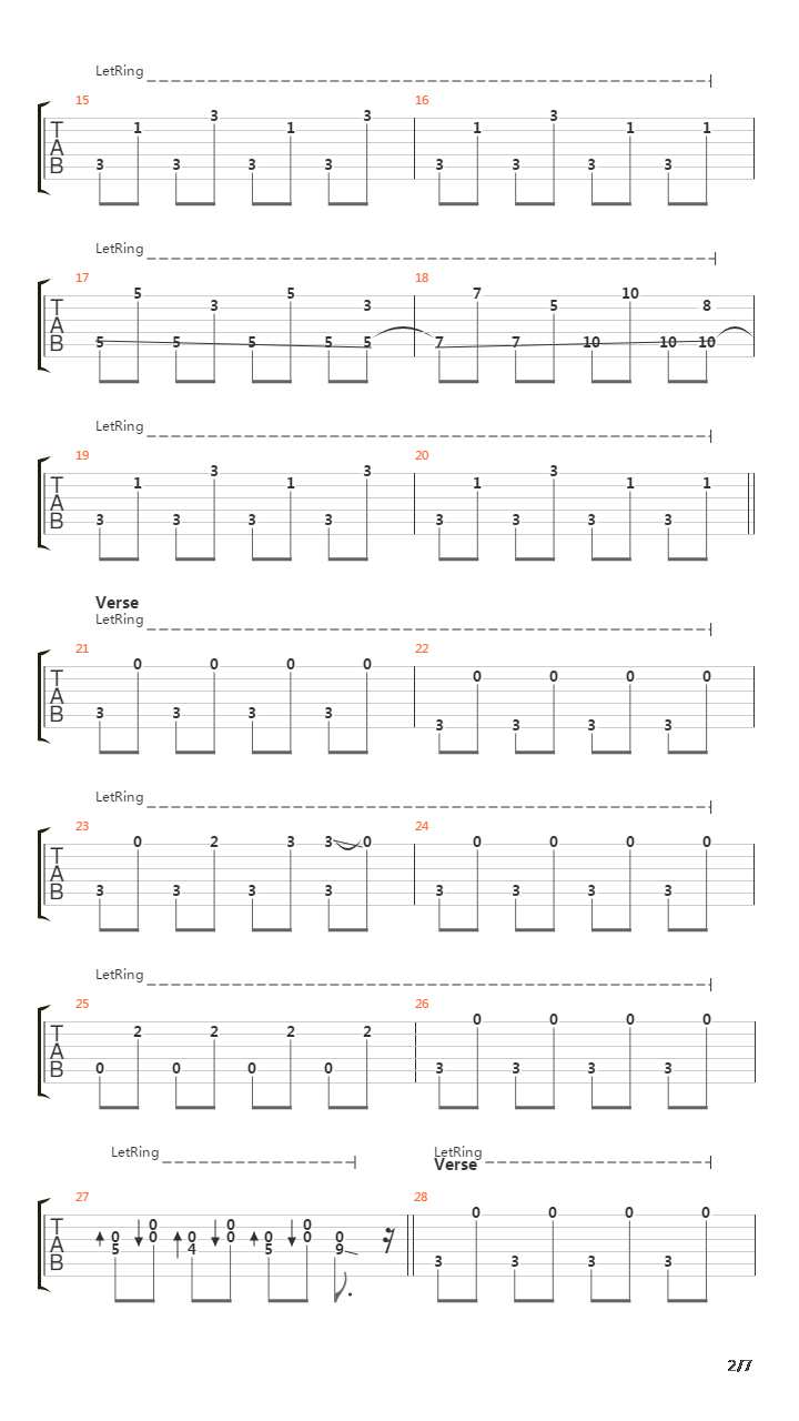 405吉他谱