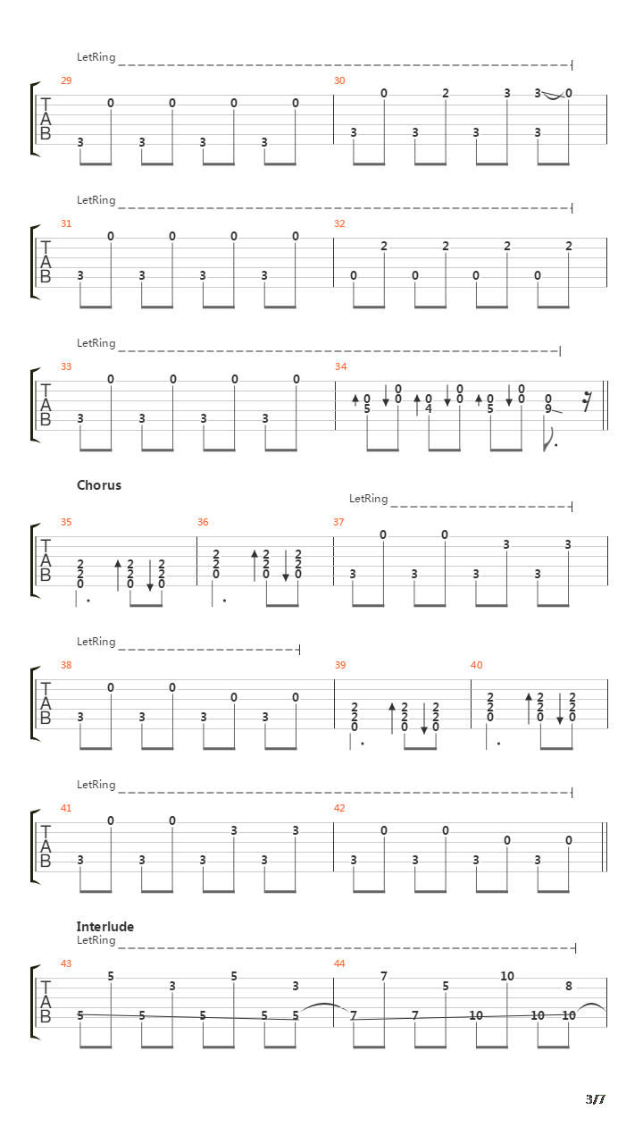 405吉他谱