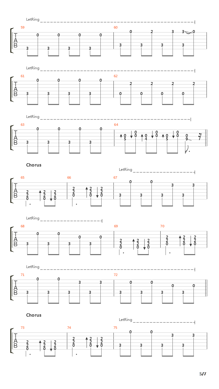 405吉他谱