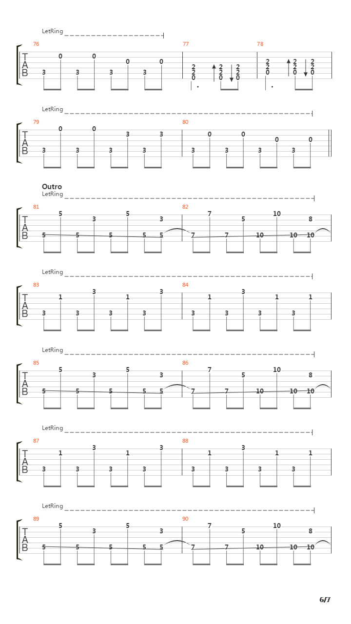 405吉他谱