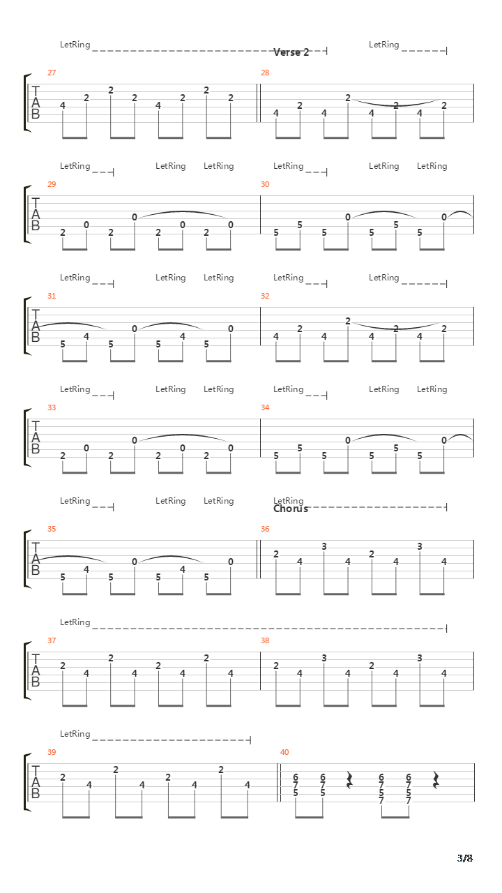 A Movie Script Ending吉他谱