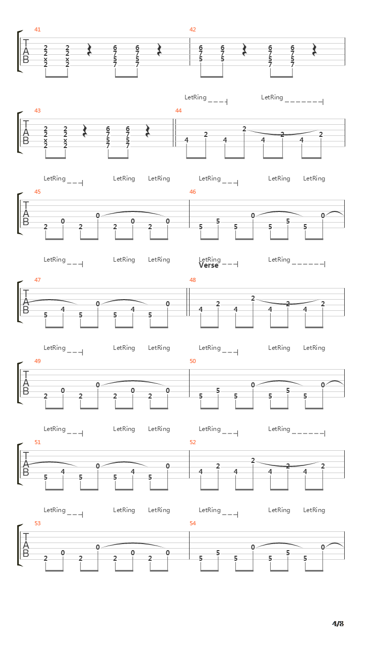 A Movie Script Ending吉他谱