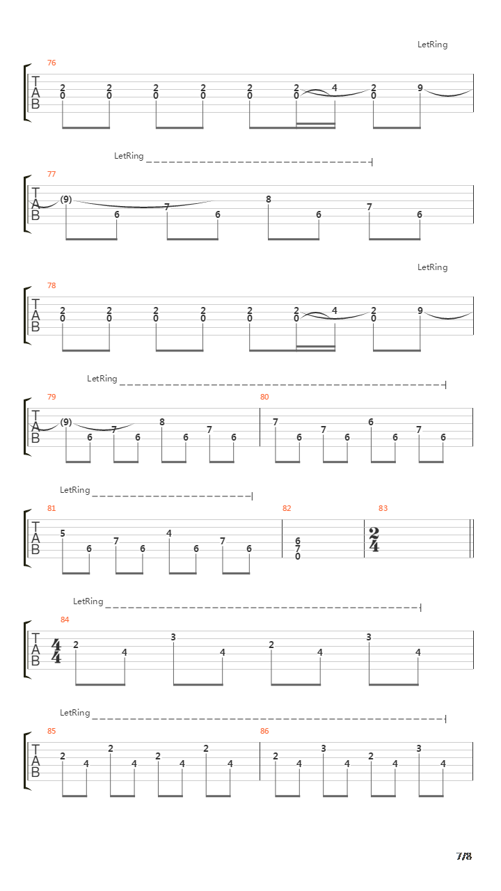 A Movie Script Ending吉他谱