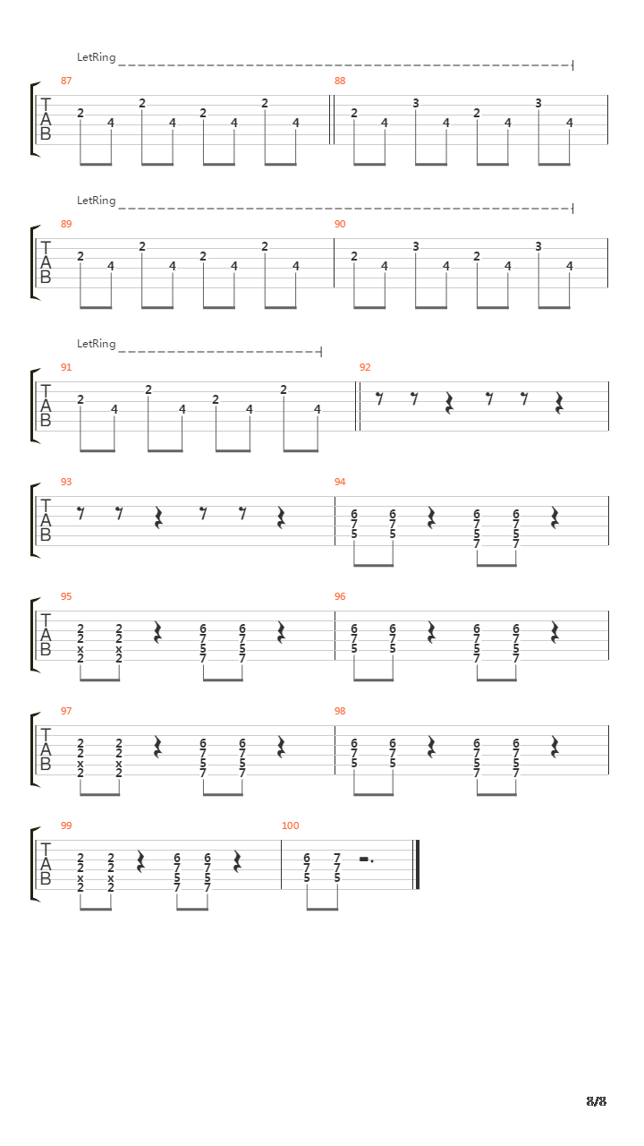 A Movie Script Ending吉他谱