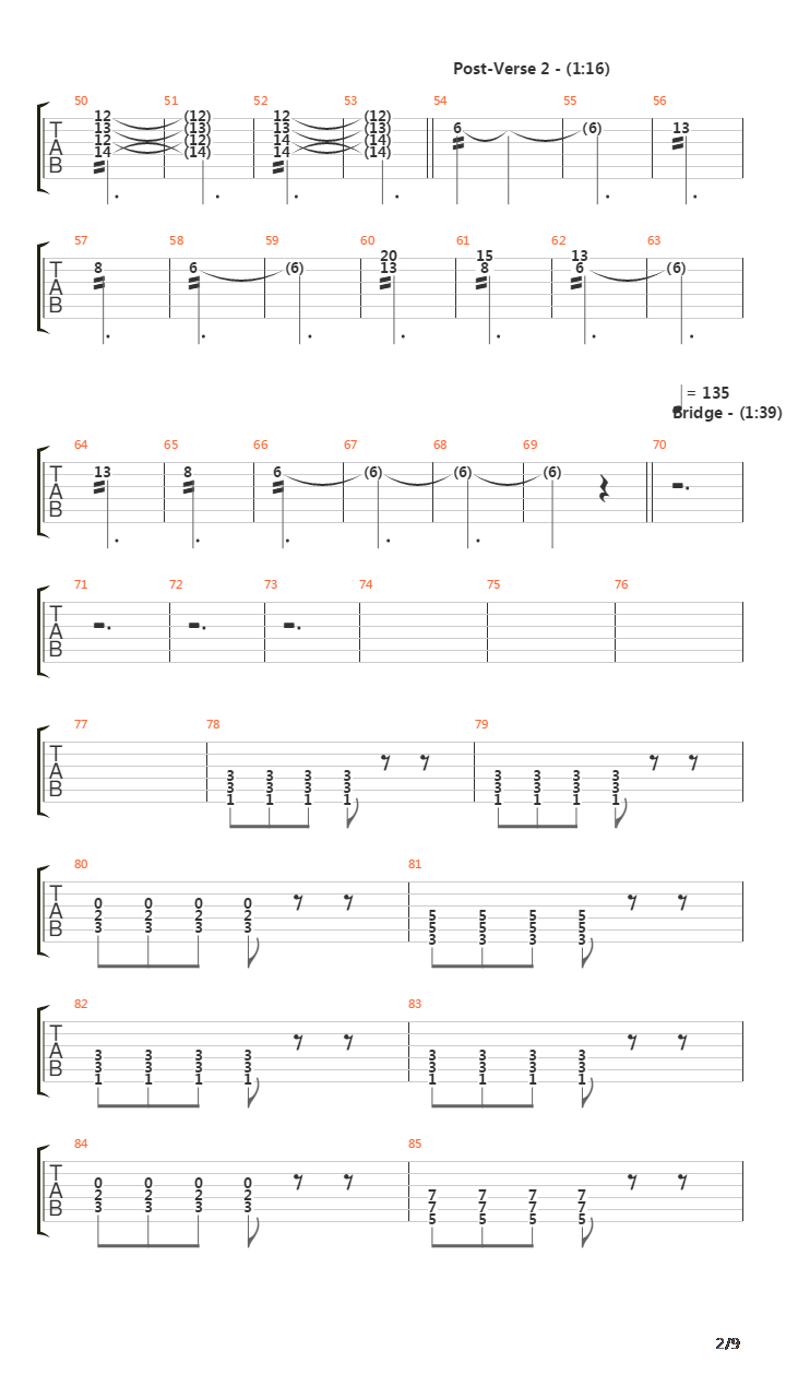 Bixby Canyon Bridge吉他谱