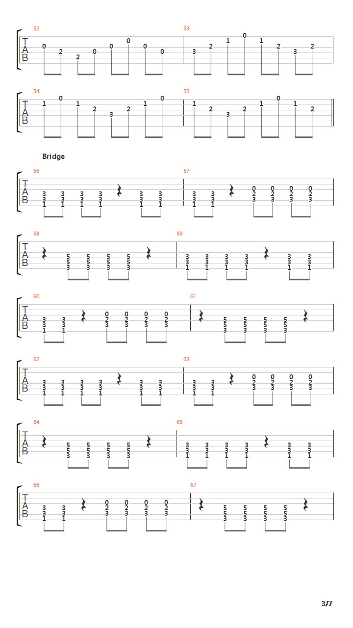 Bixby Canyon Bridge吉他谱