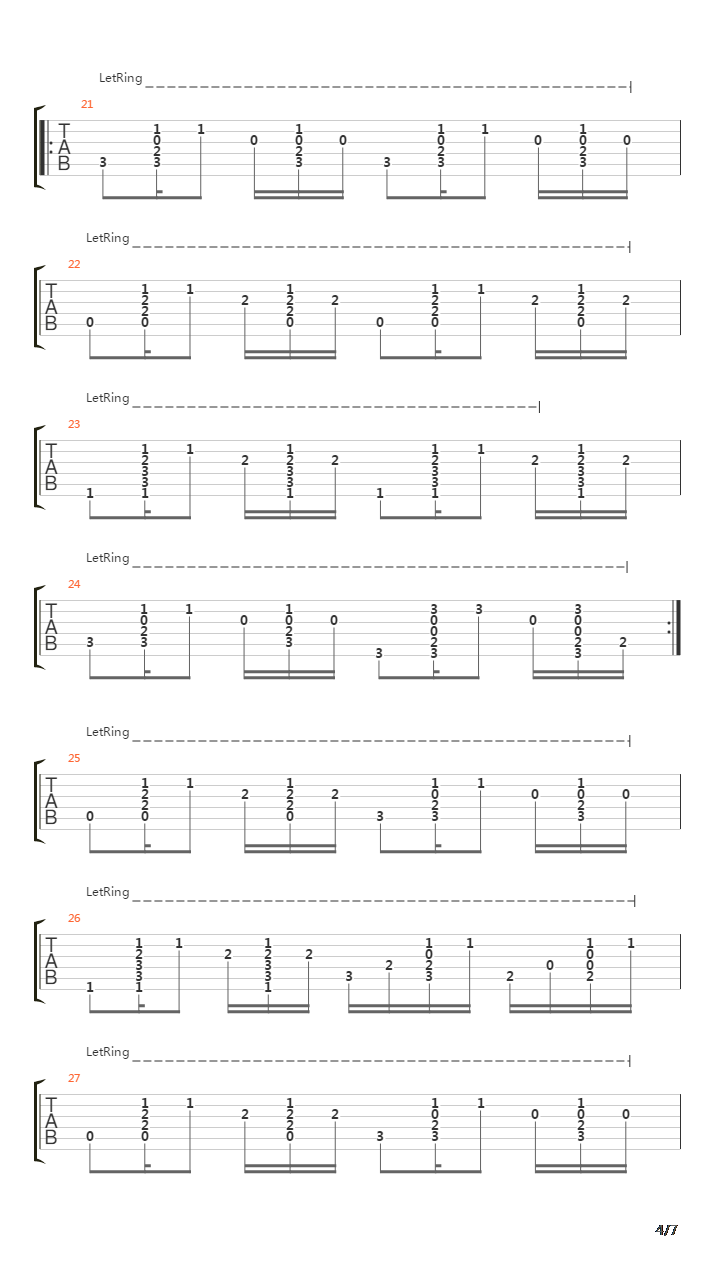 I Will Follow You Into The Dark吉他谱