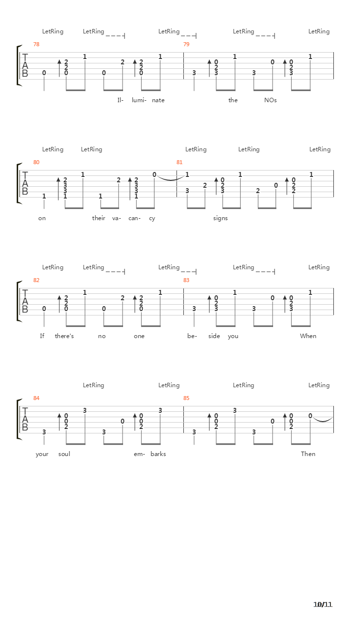 I Will Follow You Into The Dark吉他谱